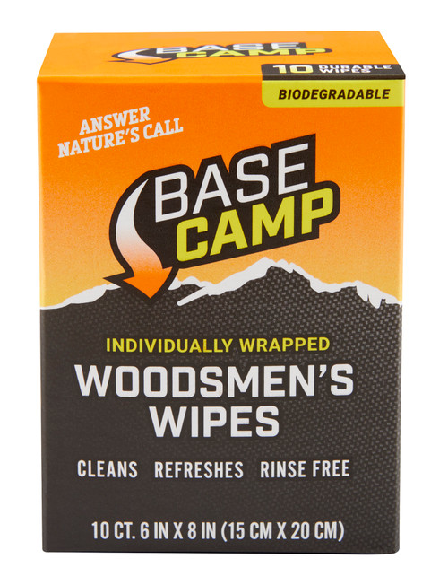 DDW 1358       WOODSMANS WIPES  6 X 9