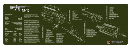 TEKMAT TEKR36AR15OD        AR15 OLIVE DRAB CLN MAT