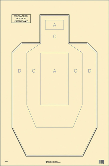 ACTION IPSC-P-100     IPSC/USPSA   TARGET    100BX