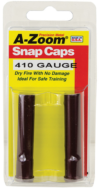 AZOOM 12215      SNAP CAPS 410 BORE            2PK