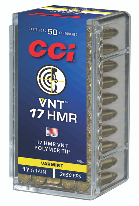 CCI 959CC   17HMR              17 VNT TIP    50/40