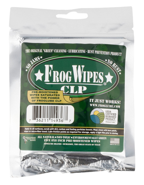 FROG 14936 CLP WIPES 5PACK