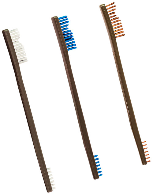 OTIS FG-316-3      3PK AP BRUSHES NYL/BRZ/SS