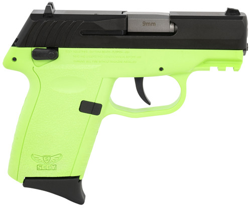 SCCY CPX-1CBLGG3          9MM 3.1  10R    BLK/LIME