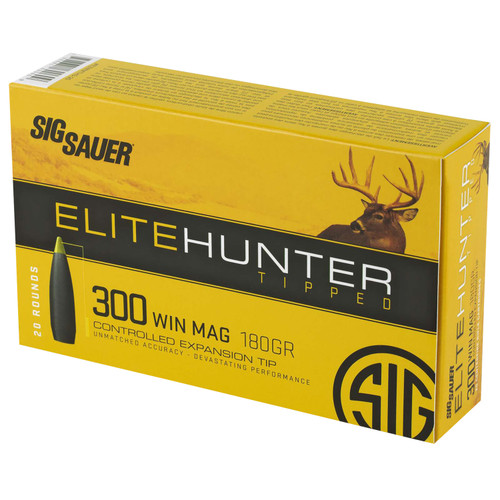 SIG E3WMAB18020    ELITE HUNT  300WM 180 GR  20/10