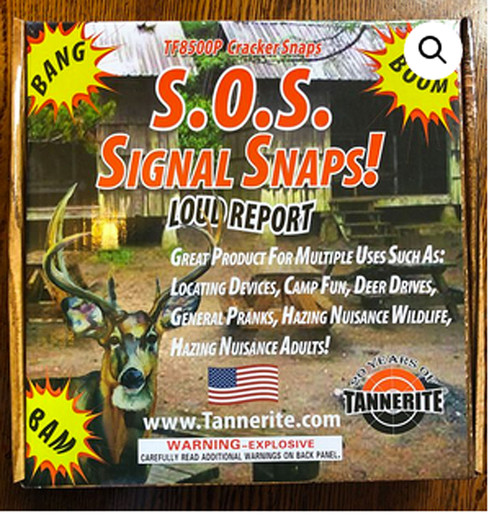 TAN SOS   SIGNAL SNAPS      480 QTY     24 CS