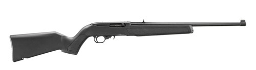 RUGER 10/22 22LR  18.5''  BLACK SYNTHETIC/BLUED RUG32002