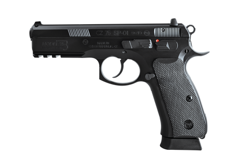 CZ 75 SP-01 50TH ANNIVERSARY 9MM  4.6''  BLACK POLYCOAT CZ91214