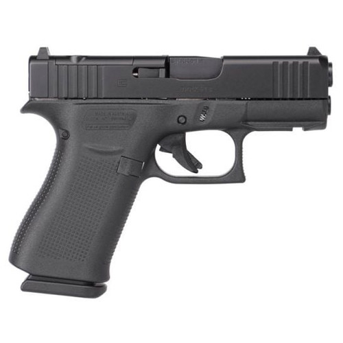 GLOCK 43X MOS 9MM  3.41''  MATTE/POLYMER UX4350203FRMOS