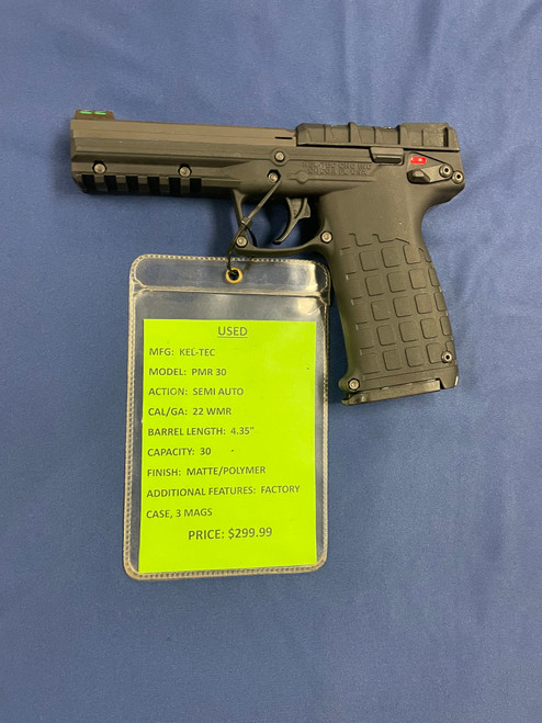USED KEL-TEC PMR 30, 22WMR, 4.35", MATTE/POLYMER,  16370