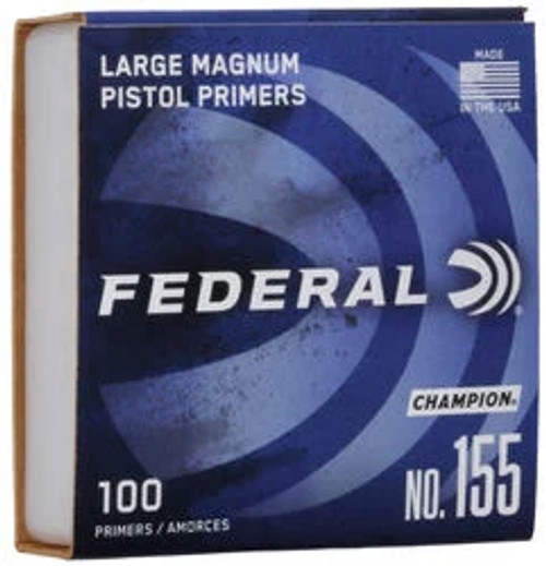 FEDERAL #155 LARGE PISTOL MAGNUM CHAMPION PRIMER FED155