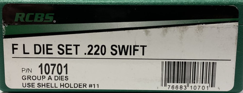 RCBS-GROUP A DIE SET .220 SWIFT RCBS10701