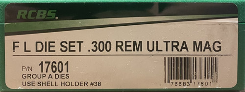 RCBS-GROUP A DIE SET .300 REM ULTRA MAG RCBS17601