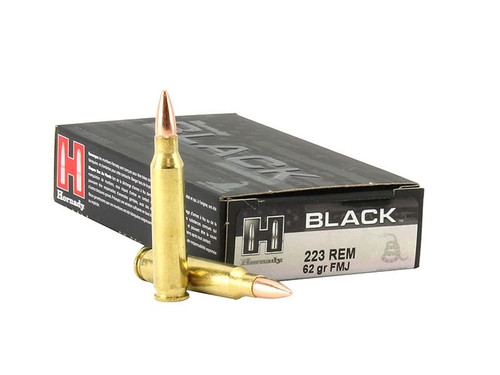 HORNADY BLACK 223 REM 62 GR FMJ HORN80234