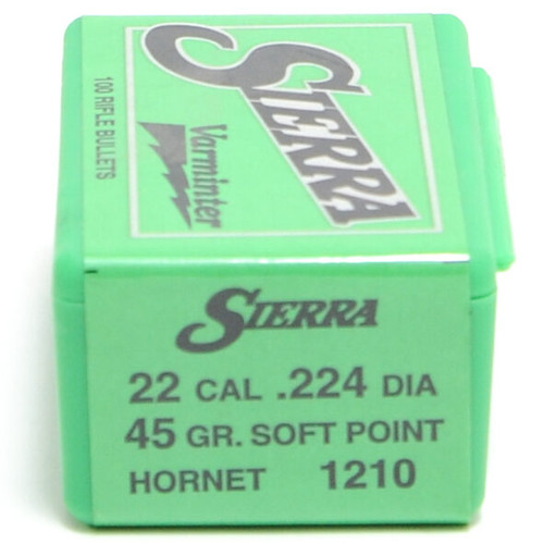 SIERRA 22 CAL (.224) 45 GR. HORNET 100CT SIE1210