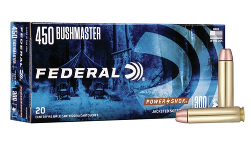 FEDERAL POWER SHOK 450 BUSHMASTER 300 GR SP 450BMB