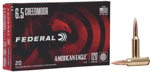 FEDERAL AMERICAN EAGLE 6.5 CREEDMOOR 120 GR OTM AE65CRD2