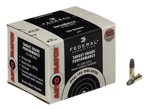 FEDERAL 22 LR AUTO MATCH 40 GR SOLID AM22