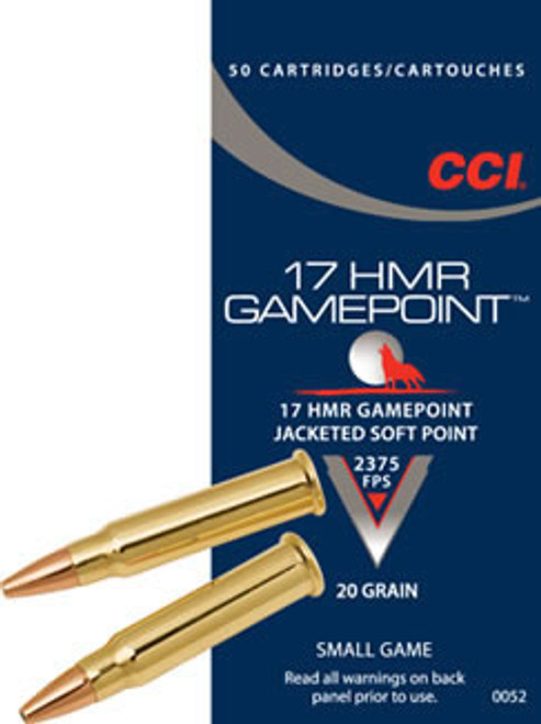 CCI GAMEPOINT 17 HMR 20 GR JSP CCI0052