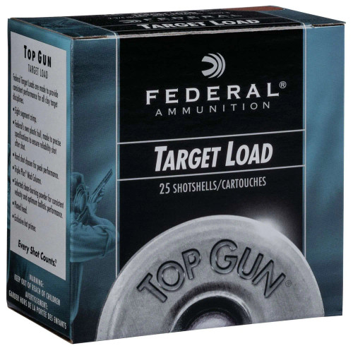 FEDERAL TOP GUN SPORTING 12 GA 3-1/4 DR 1OZ #8 1300 FPS TGSH128