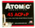 ATOMIC 00458 45ACP+P     185 MATCH HP        20/10