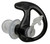 SF EP3-BK-MPR      DBL FLANGED EARPLUGS MD BLK