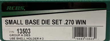 RCBS Set Di Matrici Small Base .270 Win - Ricarica Precisione Per Fucili, Acciaio, Durevole, USA - 2