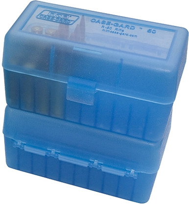 50 Round Flip Top Rifle Ammo Box for WSSM 500 S&W
