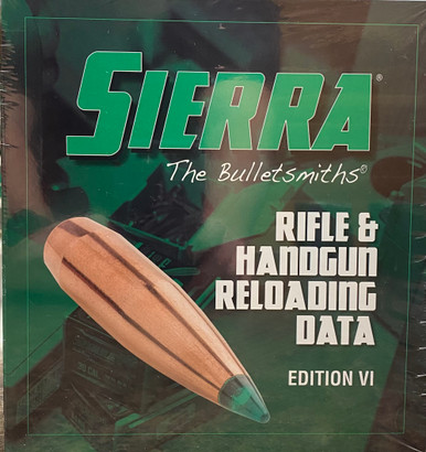 Sieraリローディングマニュアル SIERRA 6TH EDITION RIFLE & HANDGUN RELOADING MANUAL SIE600
