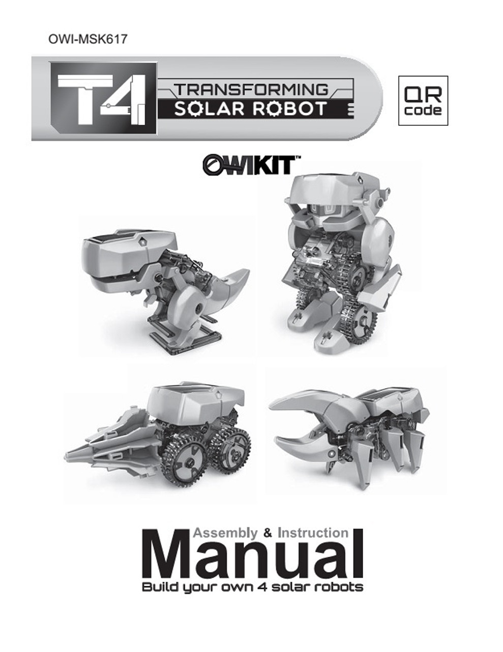 t4 transforming solar robot