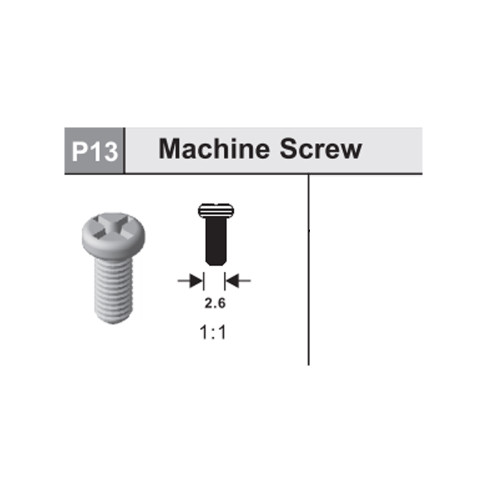 13-535V2P13 Machine screw