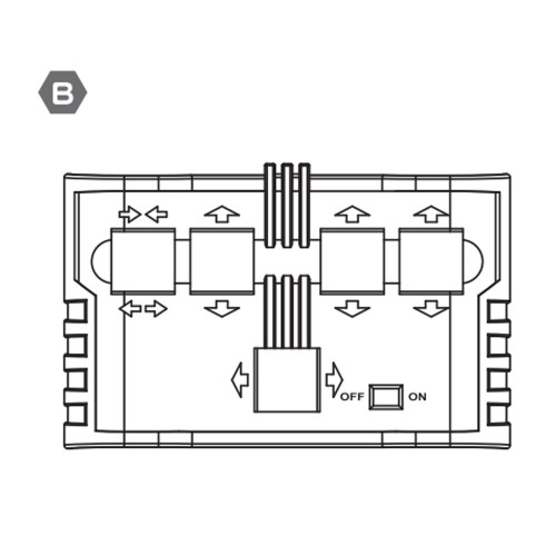 35-53700WCBPP8 Plastic Part B (wireless control box)