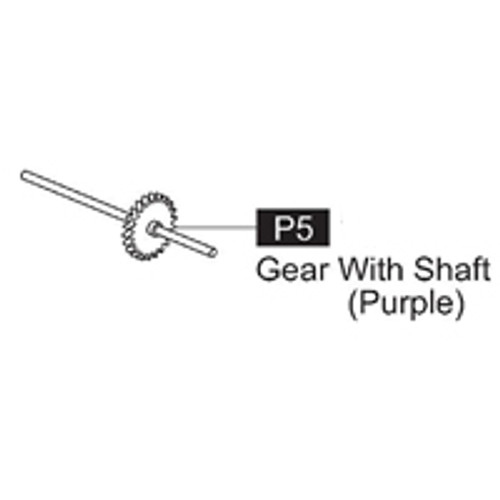 05-61600P5  Gear With Shaft (Purple) 