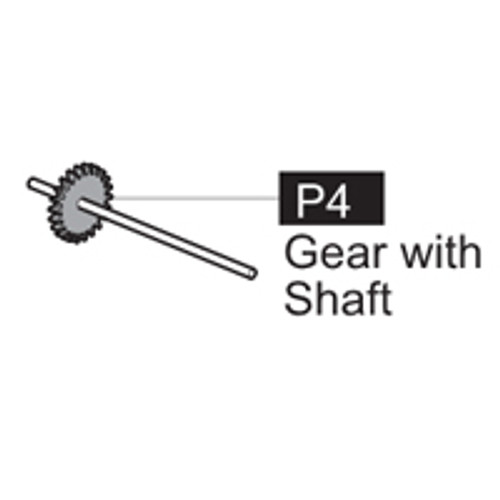 04- 6400P4 - GEAR WITH SHAFT