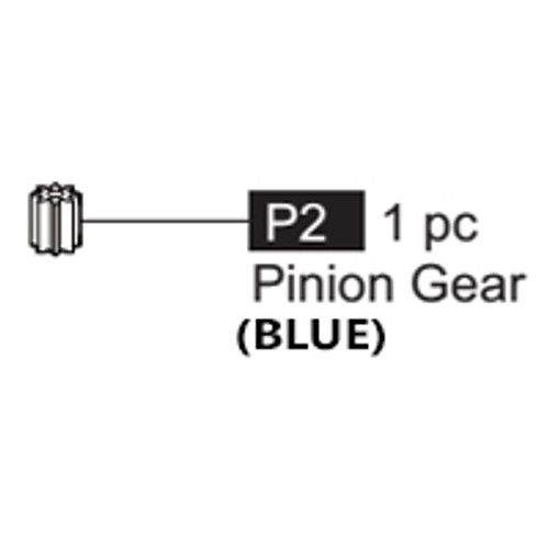 02-64100P2  Pinion Gear (Blue)  