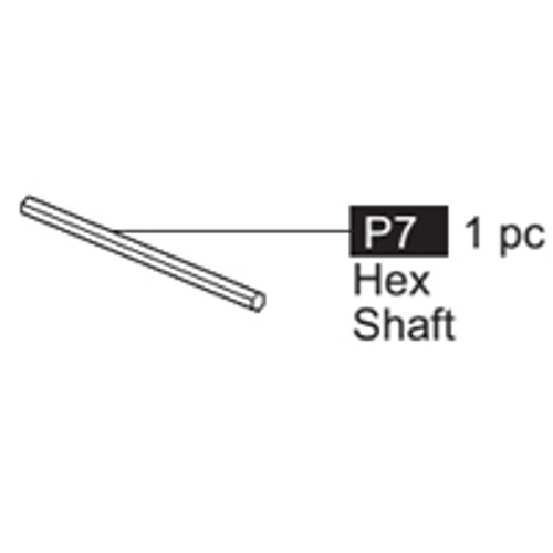 07-64100P7 Hex Shaft  