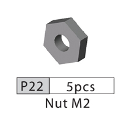 22-3520P22 P22 Nut M2