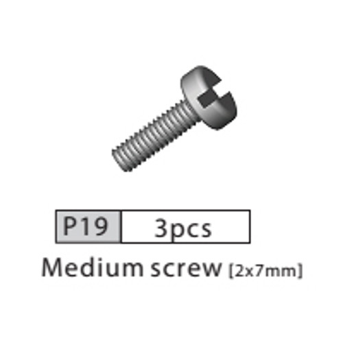 19-3510P19 P19 Medium Screw- 2x7mm