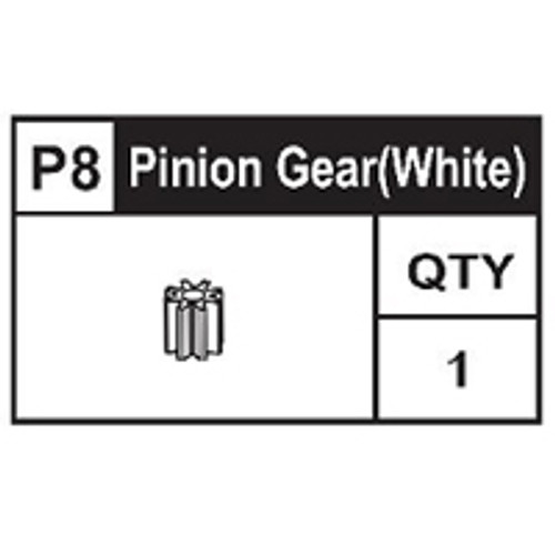 08-89100P8  Pinion Gear (White)