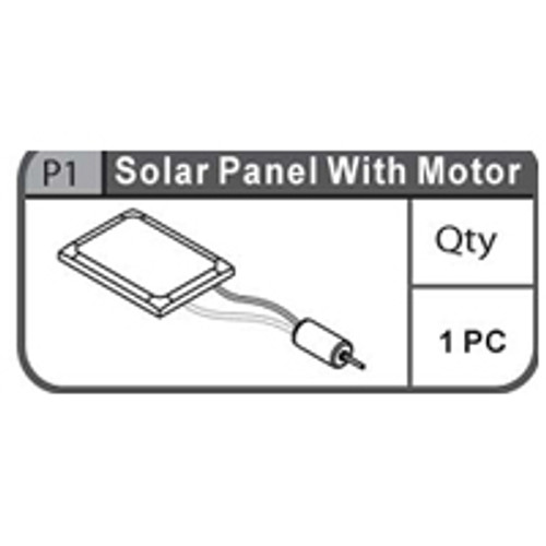 01-66900P1  SOLAR PANEL WITH MOTOR