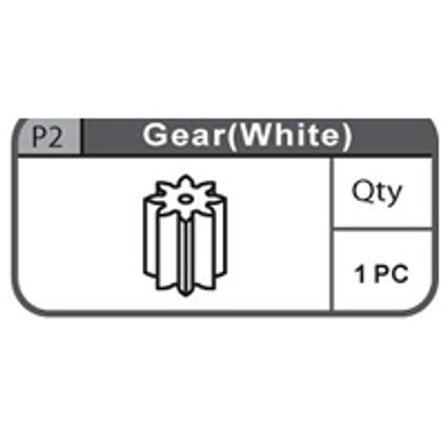 02- 66900P2  GEAR (WHITE)