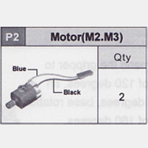 02-5350P2 Motor (M2.M3) (Blue/Black)