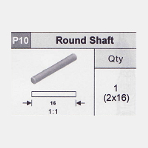 10-5350P10 Round Shaft (2x16)