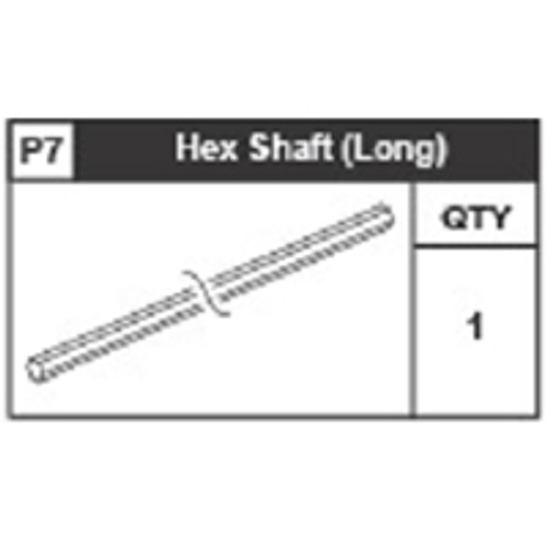 07-6310P7 Hex Shaft (Long)