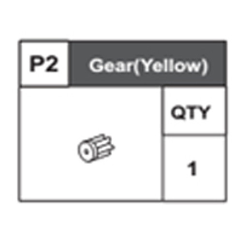 02-68400P2 Pinion Gear (Yellow)
