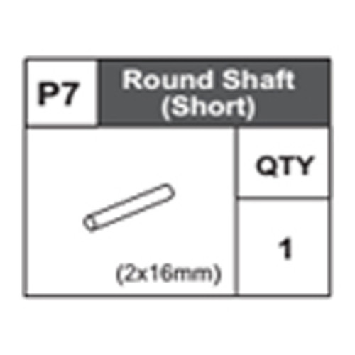 07-68400P7 Round Shaft (Short)