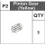 02-75400P2  Pinion Gear (Yellow)