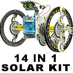 14-in-1 Educational Solar Robot Parts