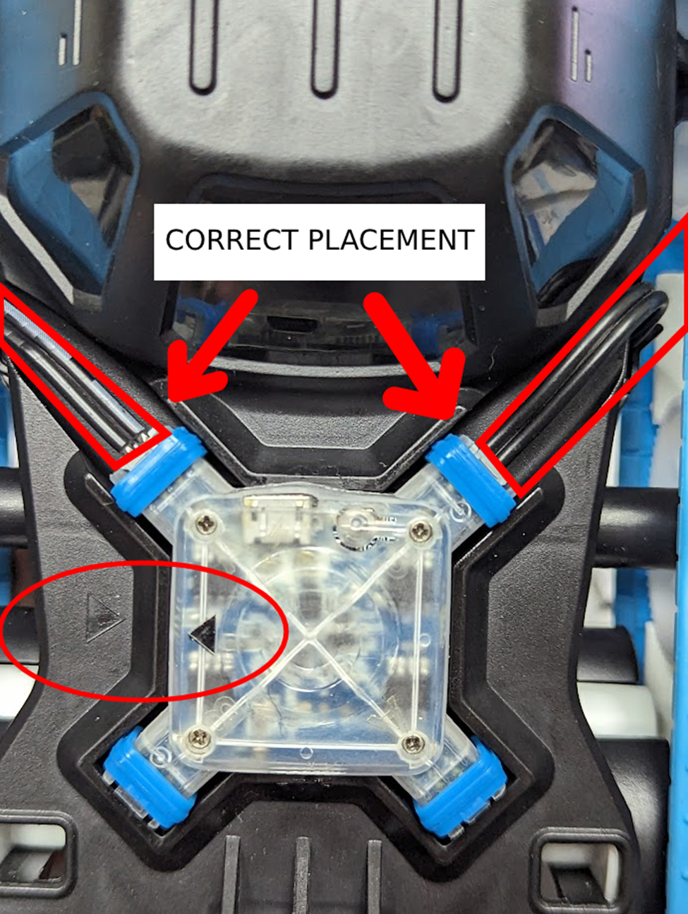 Tank Correct Motor Placement