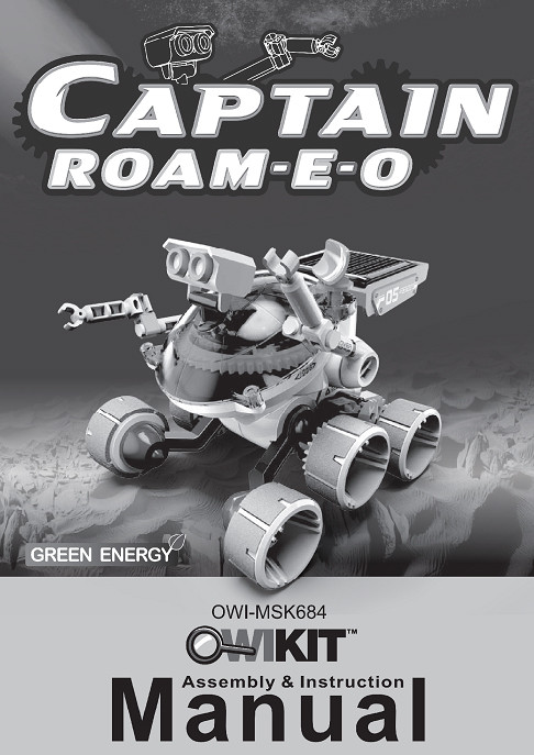 Captain ROAM-E-O Manual - OWI Inc. dba: Robotikits™ Direct